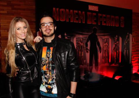 Famosos assistem pré-estreia de Homem de Ferro 3